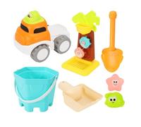 Juguetes de playa y | Pala Herramienta de dibujos animados - 7 Piezas Juguetes de playa para | al aire libre, piscina, agua, natación, buceo, vacaciones de verano, familia, al aire