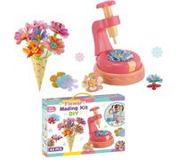Juguetes de Ramos de Flores de Tela - Juego de Creación Floral para Aprendizaje Temprano,Juguete de Desarrollo de Habilidades STEM para 6+ Años Niños Niñas Aula Cumpleaños Preescolar Navidad Pascua Ho