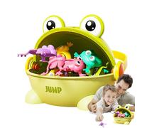Juguetes De Rana - Juguete De Ranas Rebotantes | Juego Interactivo Padre-Hijo Premios Con Los Dedos El Sapo Saltando Cubo De Juguete Rellenos De Bolsos Para Niños Niñas Niños Bambi