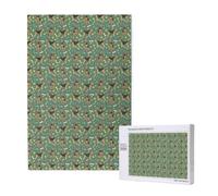 Juguetes de Raza de Perro Airedale Terrier, Color Verde Medio, 1000 Piezas, Juego de Rompecabezas para Adultos, Rompecabezas desafiantes.
