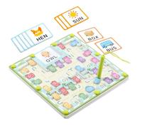 Juguetes de rompecabezas de automóvil magnético, rompecabezas de laberinto de letras magnéticas | NITDLER FINAL DESARROLLO DE HABILIDADES MOTORES Puzzle Board,Juego de aprendizaje de alfabeto educativ