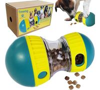 Juguetes de rompecabezas de comida para perros, juguetes dispensadores de golosinas ajustables para perros, alimentador lento interactivo para aburrimiento y estimulación, entrenamiento de coeficiente