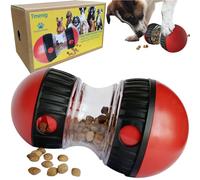 Juguetes de rompecabezas de comida para perros, juguetes dispensadores de golosinas ajustables para perros, alimentador lento interactivo para aburrimiento y estimulación, entrenamiento de coeficiente
