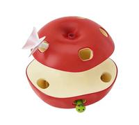 Juguetes de rompecabezas para gatos, rompecabezas inteligente interactivo de 16,5 x 16,5 x 15 cm, juego eléctrico para mascotas, juguete de entrenamiento para gatos, accesorio de estimulación mental