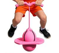 Juguetes de salto para niños: bola de rebote de 35,4 pulgadas con bomba, bola de salto de manija, juguete de salto inflable, construcción ABS | Entrenamiento de equilibrio físico para niños, adultos