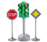 Juguetes de semáforo para niños con obstáculos, 12,5 x 4 cm, semáforo de tráfico, lámpara de señalización con luces y sonidos, juguete de semáforo, señales de tráfico, modelo de semáforo, educación