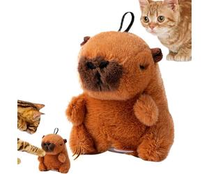 Juguetes de semilla para gatos,Interactivo Batiendo Erizo Mahjong Capybara Loro | Juguetes De Ejercicio Con Gorjeo Y Gato - Para Gatitos Interior Enriquecimiento Ejercicio
