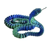 Juguetes de serpiente 3D, animales impresos en 3D - Juguetes antiestrés serpiente - Figuras coleccionables Objetos de escena de broma, Juguete articulado para aliviar el estrés del serp