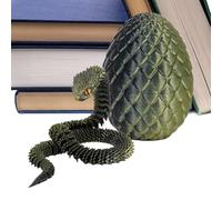 Juguetes de serpiente 3D - Figura Articulada PLA, Fidget, Segmentos Vinculados Flexibles | Efecto Nocturno Luminoso, Inquieto De Escritorio Para Alivio Del Estrés, Interacción Sensorial, Decoración De