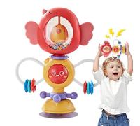 Juguetes de serpientes - Toy Toupie, Educational Hochet | Accesorio de estimulación temprana ajustable en superficie plana, promueve el despertar sensorial durante los momentos de juego en casa