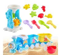 Juguetes de - Set de Quince Piezas Divertido para Playa | Accesorios de Playa | Para la orilla del lago, jardín, patio trasero, piscina, viajes al aire libre, niños, niñas desde la edad de un año