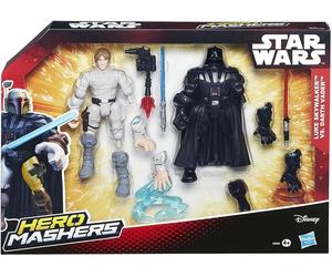 Juguetes de Star Wars "Hero Mashers" - Luke y Darth Vader