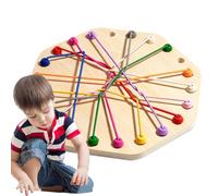 Juguetes De Tablero Retorcidos Para Desatar: 8,78 X 8,78 X 0,51 Pulgadas, 0,35 Kg, Juego Para Desenredar Cuerdas, Desafío De Pensamiento Estratégico | Sala De Juegos Para Niños Viajes Diversión Escuel