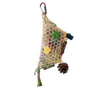 Juguetes de trituración para pájaros - Parrot Foraging Chew Toy Playstand | Juguete triturador colgante para uso en jaula, juguetes para pájaros para liberar el aburrimiento, suministros seguros y