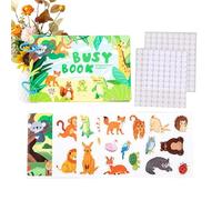 Juguetes De Viaje Infantiles - Material Educativo Preescolar,Libro De Actividades Sensoriales para Niños Pequeños - para Niños Y Niñas Cumpleaños Navidad Escuelas Jardín De Infancia