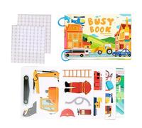 Juguetes de viaje para niños pequeños - Cuaderno de trabajo educativo para guarderías - Juguetes educativos de aprendizaje para niños pequeños, regalo para cumpleaños, Navidad, casa de viaje