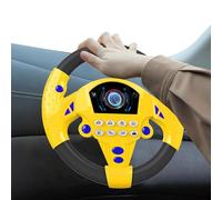 Juguetes del volante | Controlador portátil simulado con sonido | Accesorios robustos e interactivos para jugar torre de Steuerrad | Volante infantil ideal para parque infantil, interior, juego de