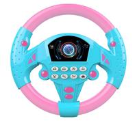 Juguetes del volante | Controlador portátil simulado con sonido | Accesorios robustos e interactivos para jugar torre de Steuerrad | Volante infantil ideal para parque infantil, interior, juego de