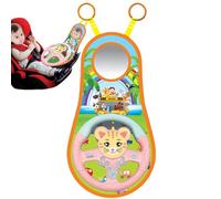 Juguetes Del Volante Del Asiento Del Coche - Simulador De Dirección Trasera, Juguete Combinado En Audio Ligero | Accesorio Interactivo De Asiento De Coche De 360 °, Controlador De Conducción Musical