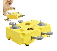 Juguetes Despertadores Gatos | Divertido de Queso Antideslizante - Dador De Golosinas Y Juego De Enriquecimiento - Estimulación Mental, Ocupar, Alimentación Lenta, Cachorro, Perro De