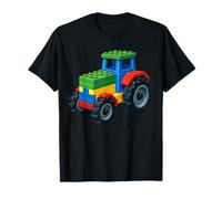 Juguetes Divertidos para construcción de Ladrillos de Tractor Camiseta