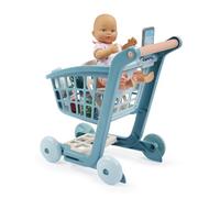 Juguetes Ecoiffier 1658 - Carrito + Muñeca + 7 Accesorios - Carrito de bebé con Asiento extraíble - Juego de imitación de Carreras - a Partir de 18 Meses - Fabricado en Francia