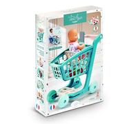 Juguetes Ecoiffier 1658 - Carrito + Muñeca + 7 Accesorios - Carrito de bebé con Asiento extraíble - Juego de imitación de Carreras - a Partir de 18 Meses - Fabricado en Francia