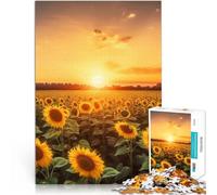 Juguetes educativos Campo de Girasoles con Cielo despejado Puzzles de 2000 Piezas para Adolescentes 70x100cm Lista de Deseos con Papá Noel para Mayores de 14 años