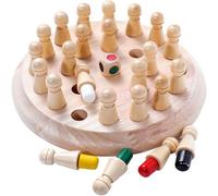 Juguetes educativos compatibles con la concentración y la coordinación mano-ojo, juegos de memoria de madera con pinturas no tóxicas, compañe