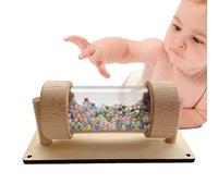 Juguetes educativos - Construcción de tubo de simulación, accesorio de tablero sensorial de madera, instrumento de ejercicio de motricidad fina, pieza multifuncional | Efecto de sonido interactivo