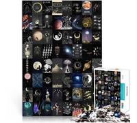 Juguetes educativos de Aprendizaje Mosaico astronómico Rompecabezas para Adolescentes de 1000 Piezas 26x38cm Regalo para cumpleaños para Mayores de 14 años