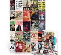 Juguetes educativos de Aprendizaje Póster de Costura Retro Rompecabezas de 1000 Piezas para Adolescentes 50x75cm Obra de Arte Apto para Mayores de 14 años.