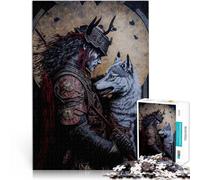 Juguetes educativos de Aprendizaje Samurái japonés y Zorro Puzzle de 1000 Piezas para Adultos 50x75cm Regalos de Amigo Secreto