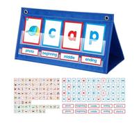 Juguetes educativos de fonética - Juegos de palabras portátiles c v c, juego de letras de PVC para niños | Juego educativo de educación temprana para preescolar, estudiante, hogar y enseñanza