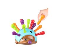 Juguetes educativos para la primera infancia - Recursos de aprendizaje - Erizo con púas de colores - Motricidad fina - A partir de los 18 meses
