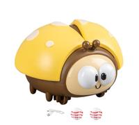 Juguetes electrónicos para animales - Juegos de bolas inflables para niños | Juguete flotante con bola USB mariquita, juguete con pelota que sopla mariquita dibujos animados