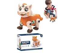 Juguetes electrónicos para animales, Juguete musical para animales | Juguetes eléctricos para caminar con luz - Lindo juguete móvil, juguetes de de dibujos animados para el hogar, jardín de i