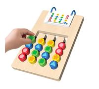 Juguetes Emparejamiento Colores | Juego deslizante de madera de doble cara,Juguetes de clasificación de colores para niños - para Viaje por Carretera Niños Niñas Pequeños Colegio Desplazamiento Aula R