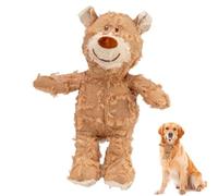 Juguetes En Forma De Oso Para Perros,Juguetes de Mordedura Chirriante con Sonido Calmante Para La Dentición | Juguete Interactivo En Forma De Oso, Requisitos para Mascotas Para Pequeños, Medios Perros