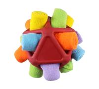 Juguetes Esponjosos para Perro de Compañía - Pelota para oler para Perro, Juguete Dispensador de golosinas para Perro | Juguete interactivo para oler irrompible, Juguete para perro de compañía de piel