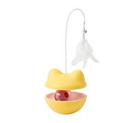 Juguetes Estimulantes Gatos - Puzzle Interactivo Dispensador de Premios - Juguetes Estimulantes para Gatos con Pelota de Hierba Gatera,para Ejercicio de Juego Autónomo en Interiores, Hogar, Salón, Dor