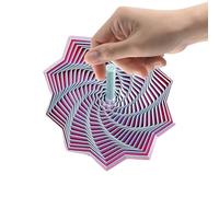 Juguetes Fidget impresos en 3D - Herramientas de enfoque sensorial de 11,7 x 11,7 x 1,5 cm, de estrés silencioso para adultos y niños | Gadgets para la reducción de ansiedad para el perno