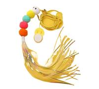 Juguetes for gatos, divertidos palitos for gatos, cuerda elástica for auto-golpear, forma de libélula, campana de plumas, palo de burla, columpio colgante, miles juguetes gatos interactivos(2)