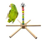 Juguetes genéricos para jaula de pájaros, percha giratoria de 360 grados, juguetes para guacamayo con swing molino de viento | para entrenamiento y