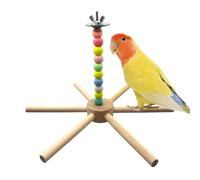 Juguetes genéricos para jaula de pájaros | Percha giratoria de 360 grados - Juguetes para guacamayos con swing molino de viento, para ejercicios y canarios entrenamiento y estimulación mental