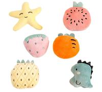 Juguetes Hedgehog para jaula, pequeños juguetes para mascotas 6x juguetes