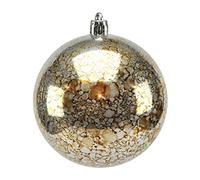 Juguetes Industriales S.A. Set 4 Bolas de Navidad plástico marrón 8cm