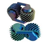 Juguetes inquietos - 5.7x3x3cm, Juego de Equipos giratorios de 2 Piezas, Juegos de sensoriales Impresos en 3D para niños pequeños, Estudiantes, Estudio, Estudio, Viaje, cumpleaños, Fiesta, Aula,
