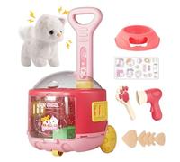 Juguetes Interactivos - Animal de Peluche que Camina y Habla para Juego Simbólico | Animales de Peluche Realistas para Juego Simbólico de Niños y Niñas Cumpleaños Regalos Infantiles Diversión de Apren