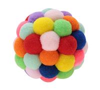 Juguetes interactivos, Bolas de Lana, Bolas de Colores Suaves y Ligeros Surtido de Juguetes para Gatitos Juguete Interactivo para Gatos, para Kitty, Cat(L)